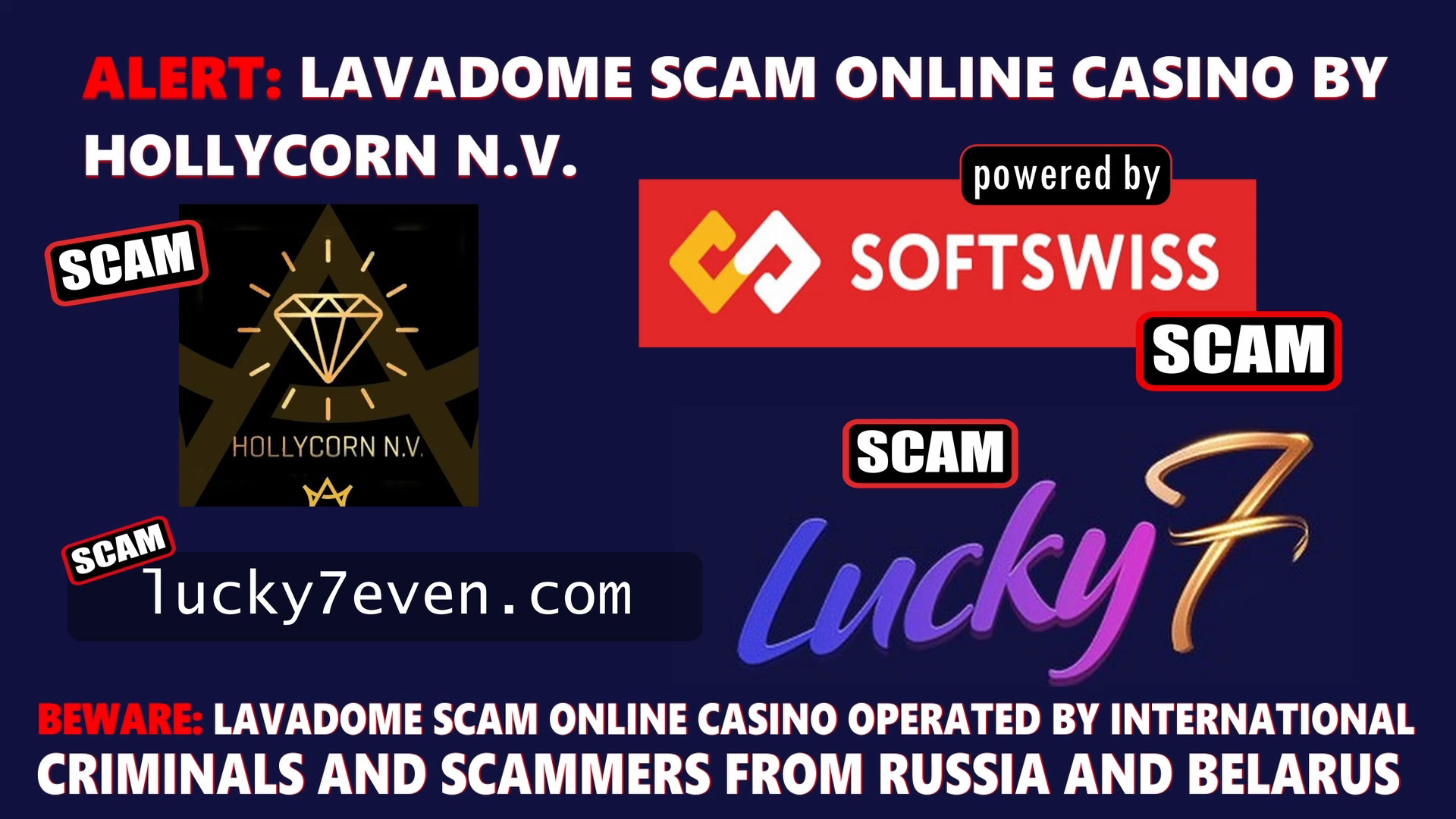 lucky7 Casino scam - online casino - softswiss - softswiss scam