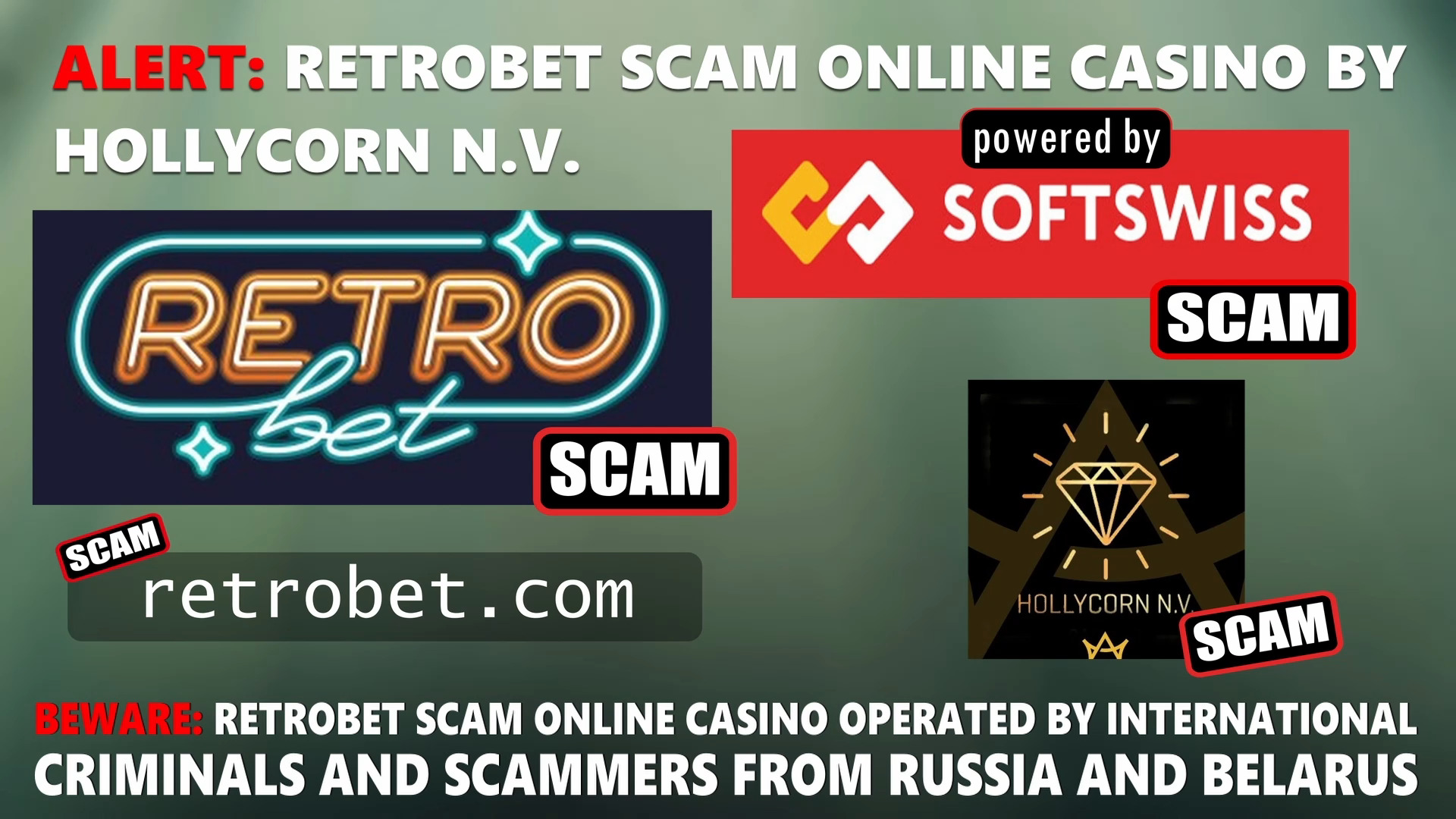 retrobet Casino scam - online casino - softswiss - softswiss scam