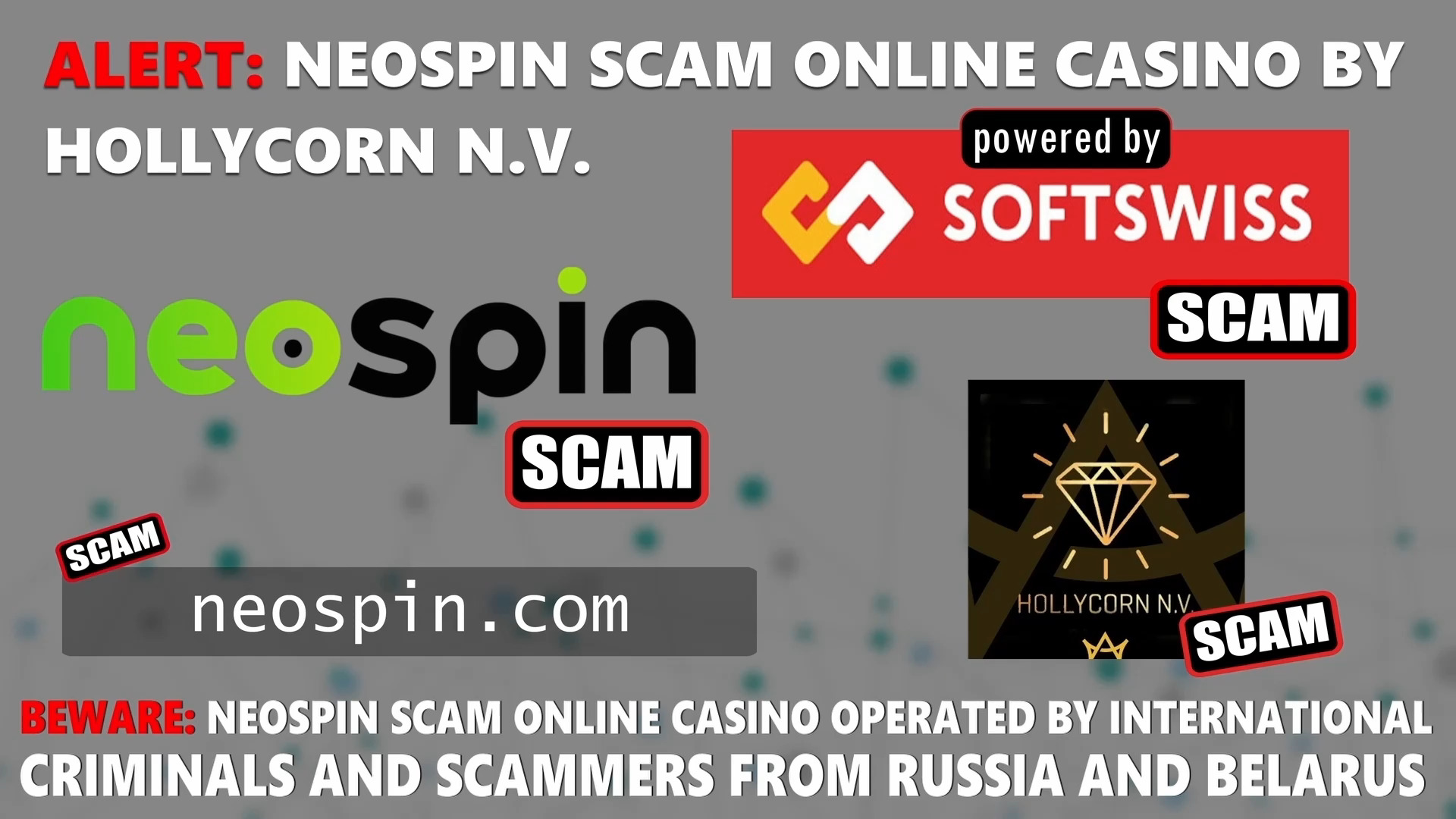 Neospin Casino scam - online casino - softswiss - softswiss scam