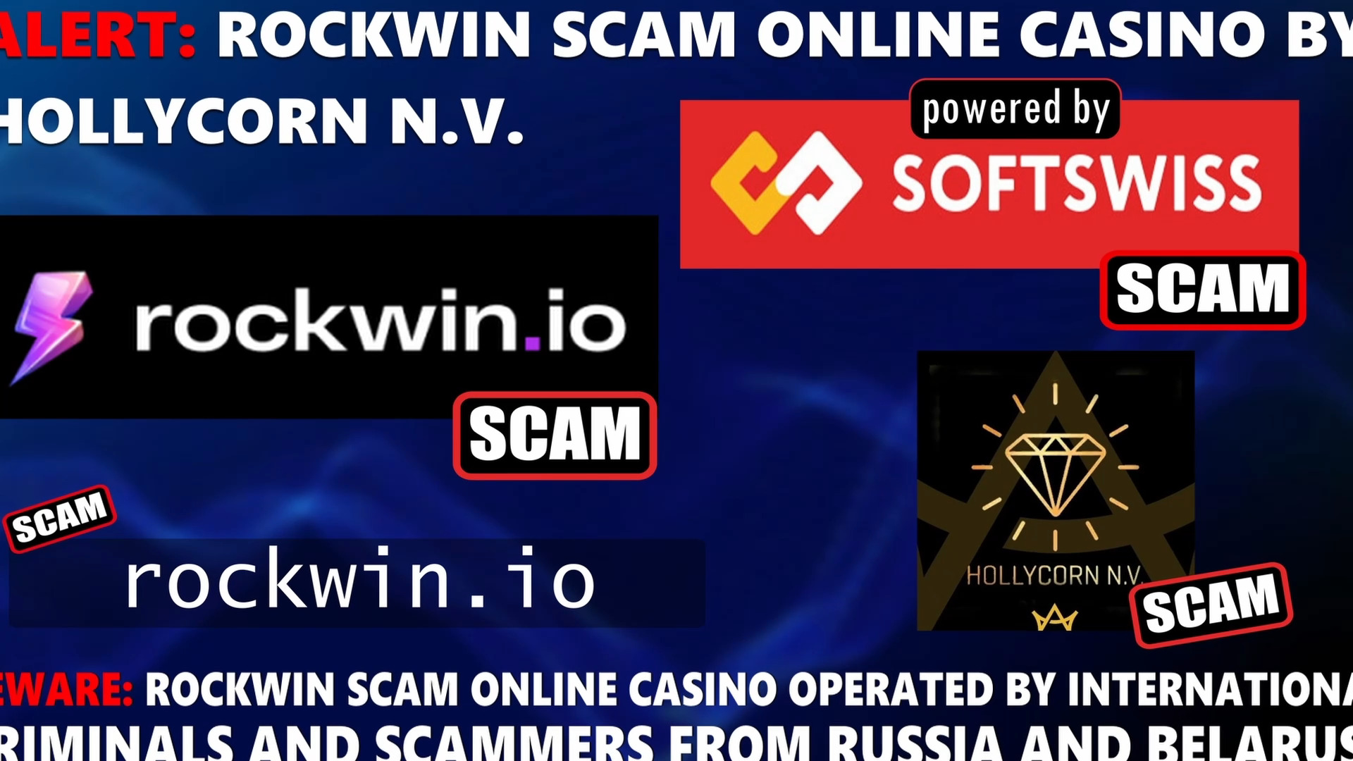 Rockwin Casino scam - online casino - softswiss - softswiss scam