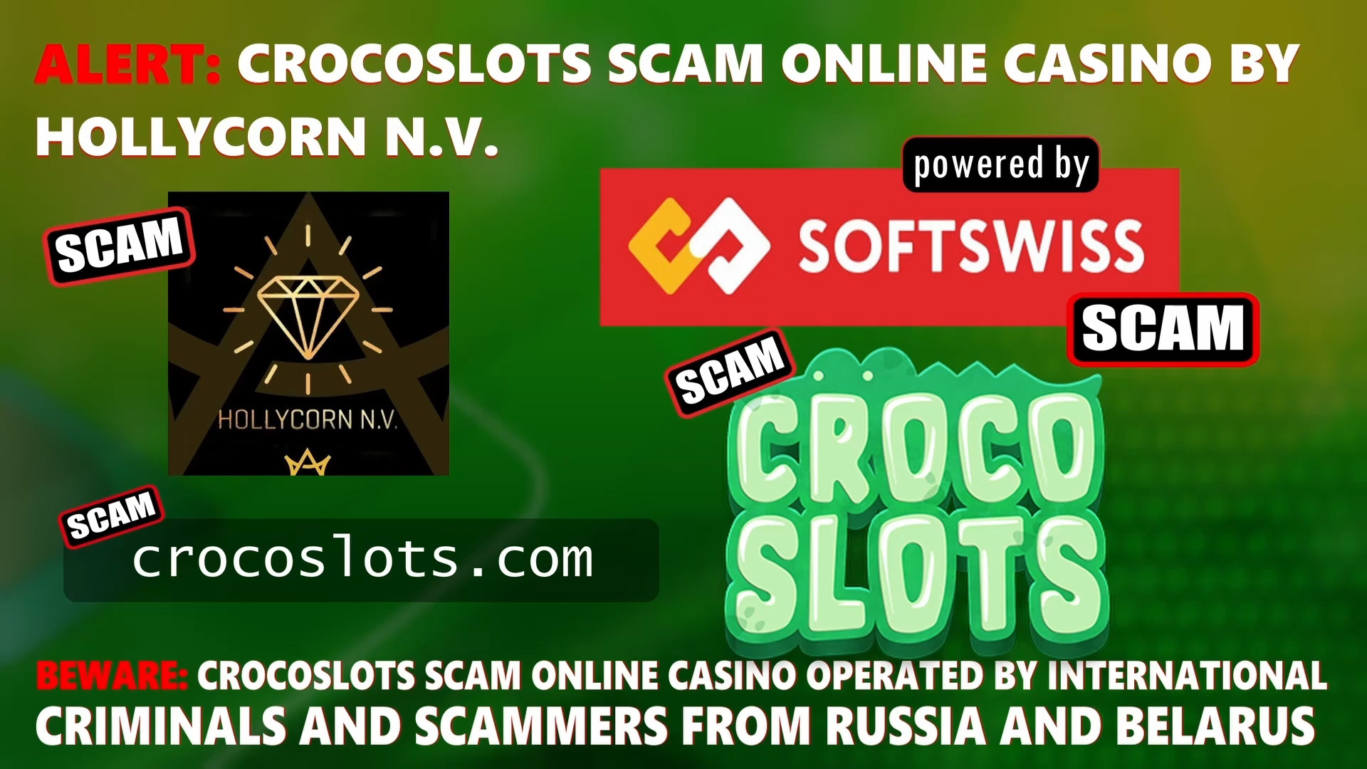 Crocoslots Casino scam - online casino - softswiss - softswiss scam