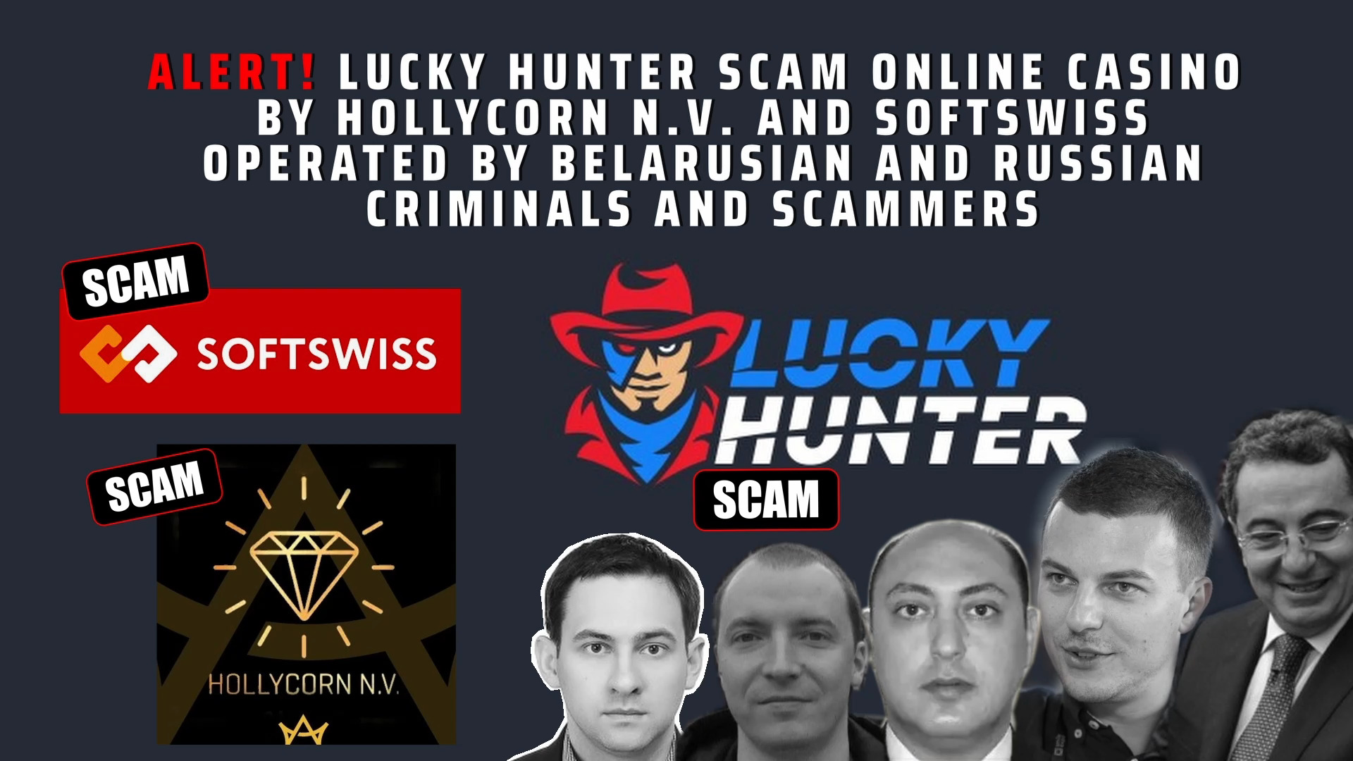 luckyhunter Casino scam - online casino - softswiss - softswiss scam