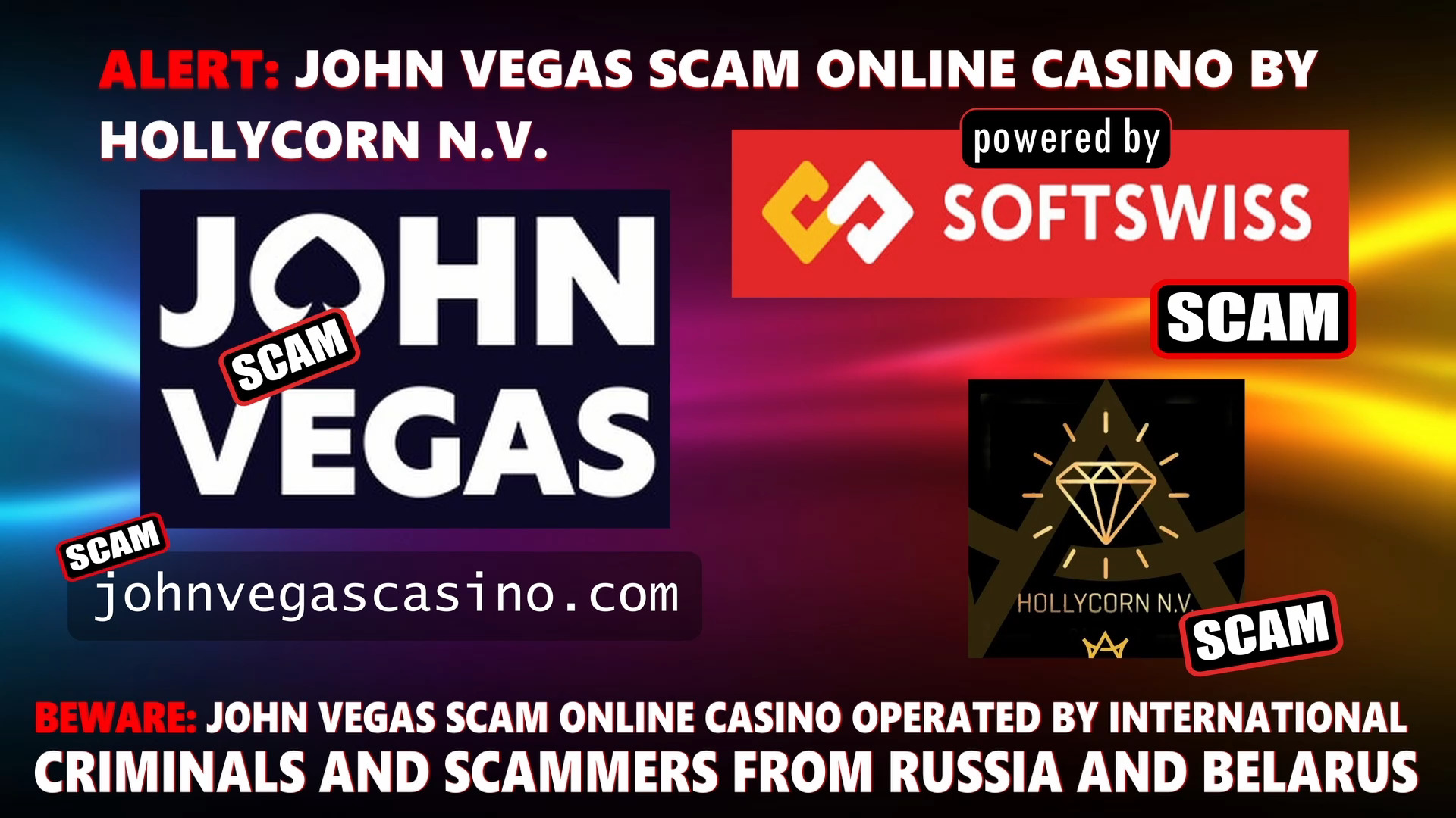 Johnvegas Casino scam - online casino - softswiss - softswiss scam