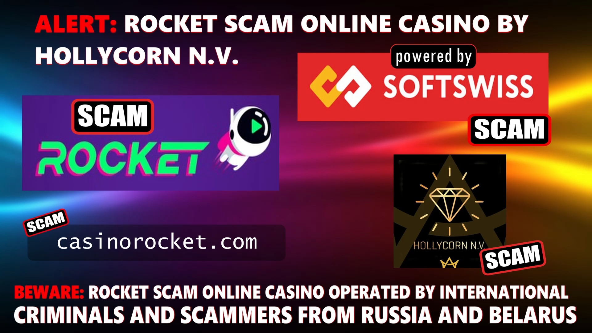 Rocket Casino scam - online casino - softswiss - softswiss scam