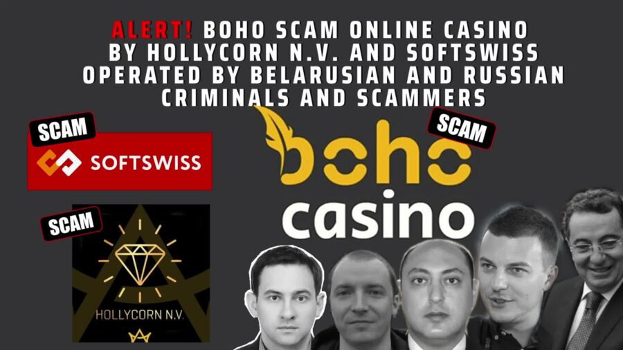 Deceitfule gambling Casino: Boho Online Casino – run by Softswiss and Hollycorn NV