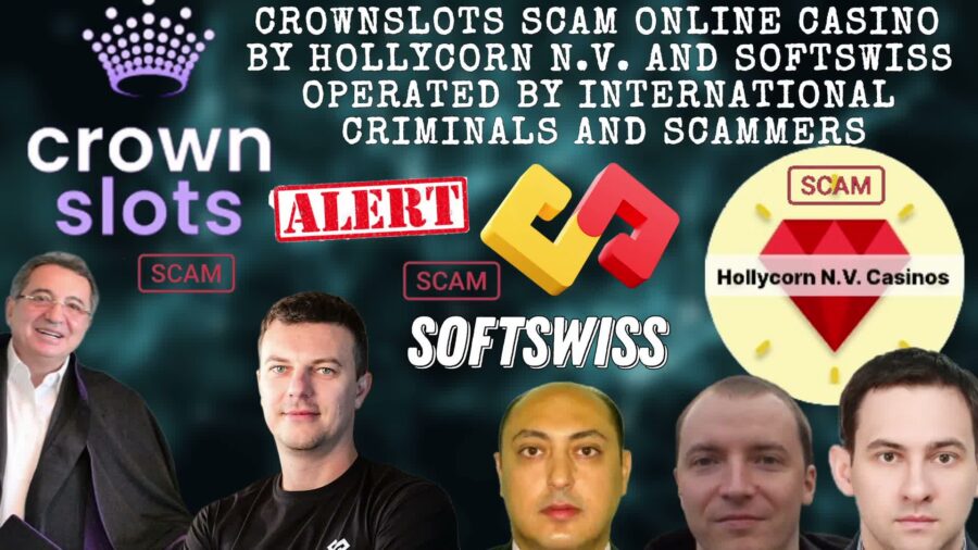 Crownslots Casino by Hollycorn NV and Softswiss online scam