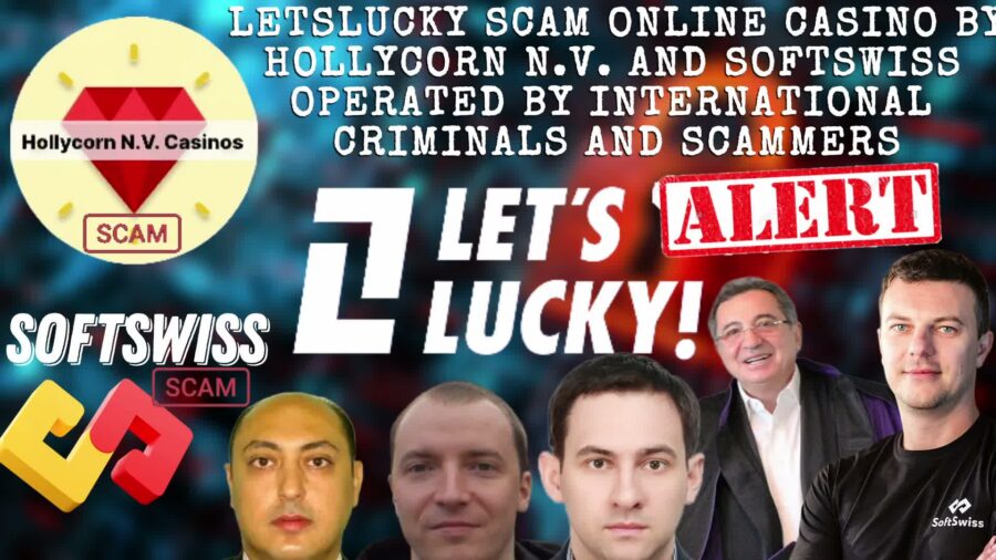 Letslucky Casino – Scam by Softswiss and Hollycorn NV