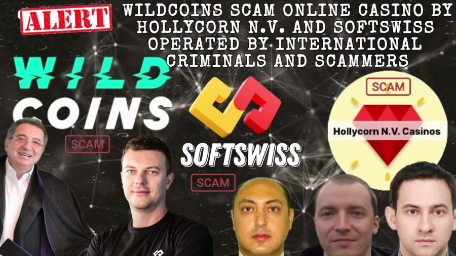 Wildcoins Online Casino Scam Exposed, by Hollycorn NV, Softswiss, and Ivan Montik