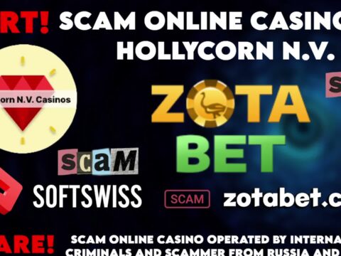 Zotabet Online Casino, a Scam You Can`t Trust by Hollycorn NV and Softswiss